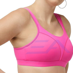 Nuevo Diseño de Sujetador Deportivo para Mujer - Sujetador de Yoga Personalizable de Alta Sujeción con Tela Transpirable y Logotipo Frontal - Product Image 3