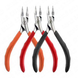 Kit de manucure et pédicure robuste en acier inoxydable avec coupe-cuticules et coupe-ongles à prise souple OEM - Product Image 6