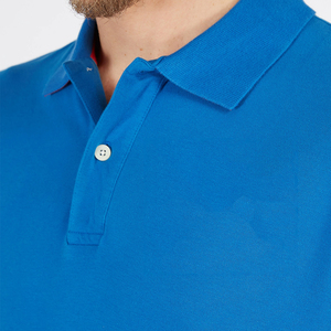 2024 nouveaux hommes pour polos 100% coton séchage rapide coupe ajustée motif solide grande taille Offre Spéciale décontracté conception unie conception vierge - Product Image 3