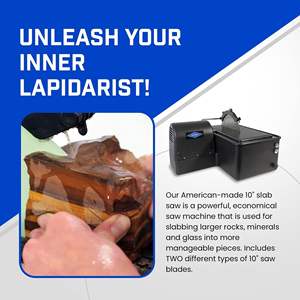 Sierra Eléctrica de 10 Pulgadas para Lapidaria, Máquina de Corte Húmedo para Piedra y Losas de Roca/Vidrio - Product Image 5