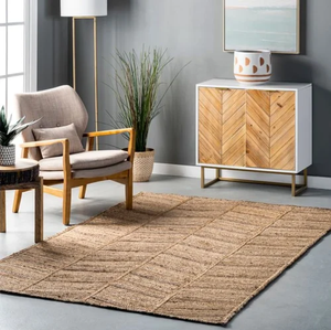 Tapis bohème écologique en jute, salon, chambre, couloir, chambre, hôtel et bureau, tapis noué à la main, vente en gros - Product Image 4