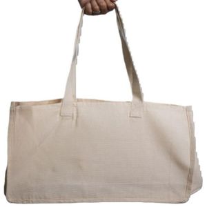 Bolsa grande de algodón orgánico para compras diarias ecológica reciclada gimnasio playa lona nueva moda bolsillo logotipo personalizado Yoga bolsa de mano - Product Image 4