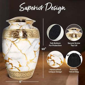 Handmade <b>Large</b> Adult Size Mosaic Aluminium Glass Cremation <b>Urn</b> Individual Tiles Hand Applied Unique Funerals Funeral Supplies - Product Image 5