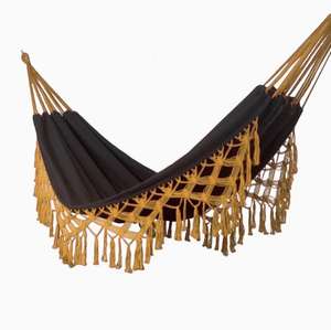 Hamaca Doble Antideslizante para Acampar al Aire Libre con Borlas, Gran Venta - Product Image 1