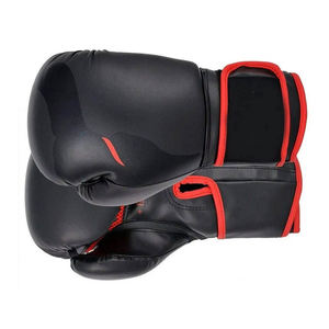 ถุงมือมวยหนังวัว PU สีสำหรับผู้ใหญ่พิมพ์ลายสำหรับการแข่งขันอุปกรณ์ป้องกันสำหรับชกมวย - Product Image 6