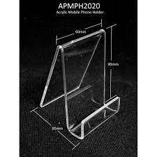 แท่นวางโทรศัพท์อะคริลิคทันสมัยที่วางโทรศัพท์พกพาสะดวกสะดวกสะดวกสะดวกต่อการตั้งโต๊ะเหมาะกับโทรศัพท์หลายรุ่นที่ช่วยเพิ่มพื้นที่ทำงานของคุณ - Product Image 6