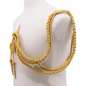 Fil de lingot Aiguillette nœud d'épaule/embouts en alliage de métal cordons d'épaule européens accessoires uniformes de cérémonie personnalisables - Product Image 2