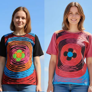 Nepali-vestido de tela para mujer, diseño indio, bohemio, multicolor, moda de verano - Product Image 1