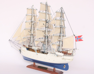 Gia Nhien Modèle réduit de grand voilier Christian Radich de haute qualité Design personnalisé du fabricant Artisanat en métal pour la décoration de la maison quantité minimale de commande bas - Product Image 6