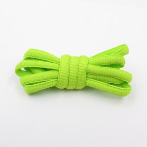 Pink Fashion Multi-Color Polyester Oval Half Round <b>Shoelaces</b> With Plastic Metal Aglets Custom Shoe Lace - Product Image 5