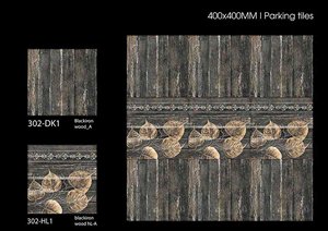 กระเบื้องพอร์ซเลนภายนอกแบบหยาบกันลื่นกระเบื้องปูพื้นพอร์ซเลนกลางแจ้ง400x400สำหรับลานจอดรถสวน - Product Image 4