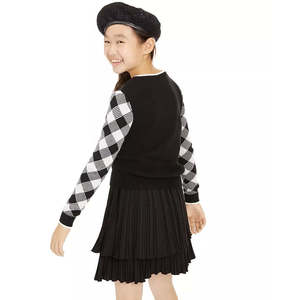 Maglione Caldo Charter Club per Ragazze Grandi, Motivo a Quadri Buffalo Nero, Taglia Media - Product Image 2