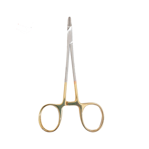 Pince à ciseaux de verrouillage de qualité supérieure mouche (Olsen) pince hémostatique de pêche demi or pince à crochet de pêche à la mouche - Product Image 5