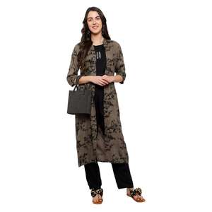 High Quality New Women's Shalwar Kameez 2023 Design Cotton Silk <b>Fabric</b> <b>Indian</b>-Pakistani Style All Seasons Dresses MASOORI - Product Image 1