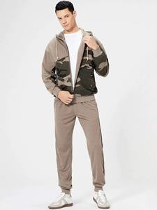 Chándales deportivos de invierno para hombre Últimos diseños Transpirable 100% Poliéster Fleece Sudadera con capucha y Joggers Set Tallas grandes - Product Image 4