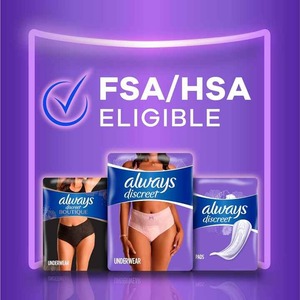Sous-vêtement pour incontinence et post-partum pour femme, toujours discret, coupe classique, taille extra-large, absorption maximale, 26 pièces - Product Image 6