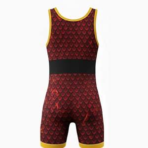 Combinaisons de lutte pour adultes en tissu doux et extensible, respirantes, sans bretelles, fermeture à pression, ajustement confortable, personnalisables pour les vêtements de sport - Product Image 6