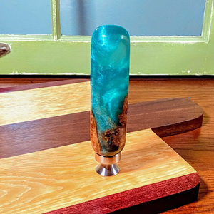 ที่เปิดขวดทำจากไม้และเรซินเครื่องมือสำหรับบาร์ที่เปิดขวดทำจากยางเรซินทรงกลมคุณภาพสูงงานฝีมือโลหะ - Product Image 3