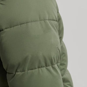 Custom Design Coated <b>Thin</b> Front Logo Long <b>Puffer</b> <b>Jacket</b> for Men Winter Breathable Windproof OEM Service - Product Image 5