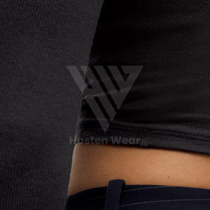 Camiseta de Algodón de Primera Calidad para Mujer, Ligera, Transpirable, de Secado Rápido, para Fitness, Gimnasio, Deportes y Actividades al Aire Libre - Product Image 5