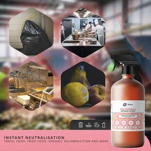 Neutralizador de Olores en Aerosol Intenso Fórmula Roja: Cocina, Basura, Alimentos Fritos y Olores Orgánicos - Tambor de 25 kg - Concentrado - Product Image 3