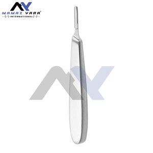Instrument chirurgical de précision en acier inoxydable # 8 lames chirurgicales compatibles avec le manche de scalpel # 60 # 70 pour les procédures médicales Mol - Product Image 4