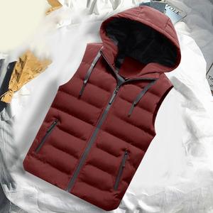Bulle bouffante gilet veste sport doudounes hiver softshell gilet hommes extérieur Gilet corps plus chaud sans manches Gilet vers le bas - Product Image 4