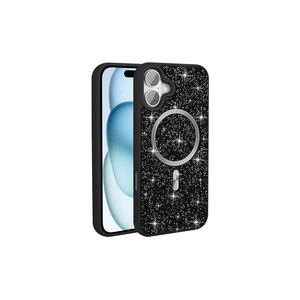 Funda de Silicona con Diseño de Diamantes de Lujo para iPhone 16 Pro, Antihuellas, Compatible con Magsafe, Marca Blackshark - Product Image 2