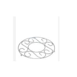 Salvamanteles de Metal de hierro plateado Forma y tamaño irregulares Diseño creativo Artículos de mesa Hecho a mano Superventas Metal Hierro Plateado Salvamanteles - Product Image 1