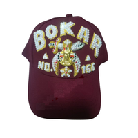 Parches decorativos de pedrería bordados de una y dos filas para sombrero Fez masónico hecho a mano, estilo Shriners, con apliques de joyería