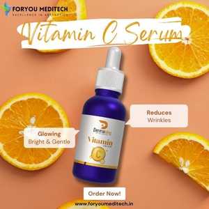 2025 Dermasky suero de vitamina C de alta calidad precio auténtico líquido cara brillo hiperpigmentación reducción Aloe Vera caliente - Product Image 3