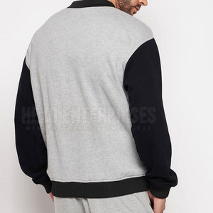 เสื้อแจ็คเก็ตเลตเตอร์แมนผู้ชายไซส์ใหญ่ คอตั้ง ผ้าขนสัตว์ ระบายอากาศ แห้งเร็ว ใส่ได้ทุกฤดู สไตล์ลำลองแนวสตรีท - Product Image 3