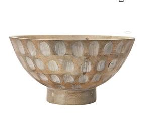 Dotted Design Metal Mango Wooden Customized <b>Bowl</b> Home Decor Kitchen Ware <b>Serving</b> Food <b>Bowl</b> Home Decor - Product Image 6