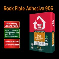 Colle à carrelage structurelle Tammy Rockboard Adhesive 906 C2E, agent de collage de construction à base de ciment haute résistance, 20 kg/sac
