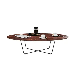 Table basse de nouveau style de conception populaire avec la taille adaptée aux besoins du client de forme de dessus en bois - Product Image 4