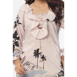 Conjunto de traje de mujer de 2 piezas sin coser con estampado jacquard TL-52136B - Product Image 4