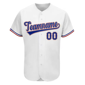 เครื่องแบบเบสบอลสีทึบเครื่องแบบเบสบอลผลิตตามสั่ง - Product Image 2