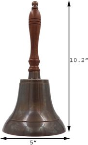 Multiple Brass Bell New Design Brass <b>Hand</b> With New Design Handle New Look Elegant for Office Usage in Cheap - Product Image 5