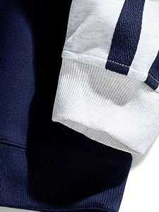 Sweat-shirt pour homme Boxy surdimensionné à épaules tombantes très demandé Nouveau style uni manches contrastées respirant couleur unie pour l'hiver - Product Image 5