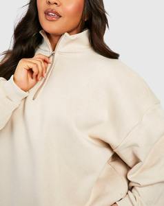 Sudadera Casual con Cierre de Cremallera de un Cuarto, Transpirable, que Absorbe la Humedad, Tejido Suave, Diseño Clásico, Ideal para Ropa Casual y Deportiva, Top Activo - Product Image 6