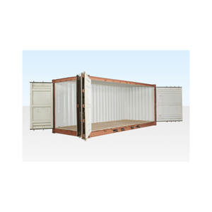 Conteneurs d'exportation secs à côtés ouverts de 20 pieds avec une capacité de 33,2 m³ pour un chargement/déchargement rapide aux quais, emballage personnalisable - Product Image 2