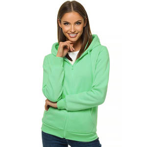 Factory Direct Regular Fit 420 GSM Zipper Heavyweight Fleece High Quality <b>Women</b> Zip up Hoodies - Product Image 4