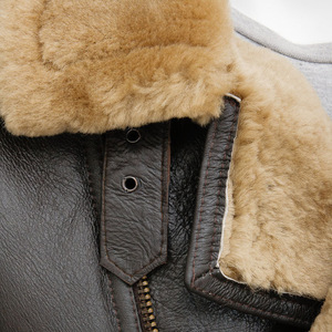 Premium Quality Men's Women's Cow Skin <b>Jacket</b> Durable Stylish High Street Style Stand Collar Winter Breathable Customized Logo - Product Image 3