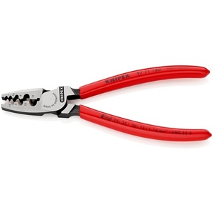 KNIPEX Wire End Crimping Pliers 180mm Overall Length Polished 0.25-16.0 (AWG 23-5) Mm Plastic Coated <b>Cable</b> Management Accessory - Product Image 5