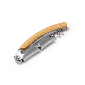 Cavatappi in Bambù Riverton, Gadget Personalizzati per Aprire Efficientemente le Bottiglie di Vino - Product Image 4