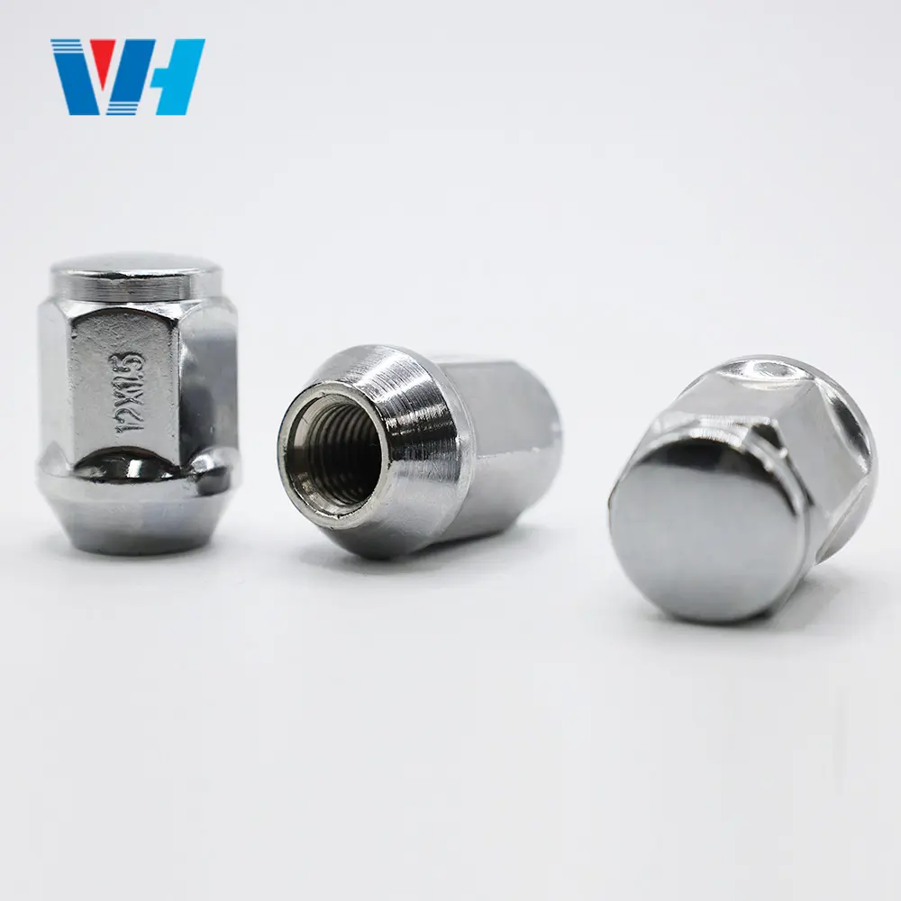 1.31in Length 20mm Hex Chrome Compatible with Select Models 12 x 1.5 lug nuts