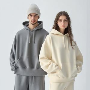 Pull à capuche respirant surdimensionné de haute qualité OEM Logo personnalisé Vêtements lourds 380gsm 420gsm 480gsm 500gsm Brodé - Product Image 5