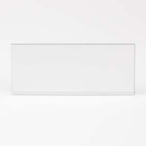 Cartello magnetico trasparente aperto lateralmente e sopra 125x50mm - Product Image 1