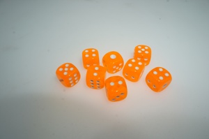 100 Uds D6 seis caras 12mm juego de dados translúcidos Yahtzee,Tenzi, <span class=keywords><strong>Farkle</strong></span>, Bunco, DND, RPG, juego de mesa o enseñanza de matemáticas - Product Image 5