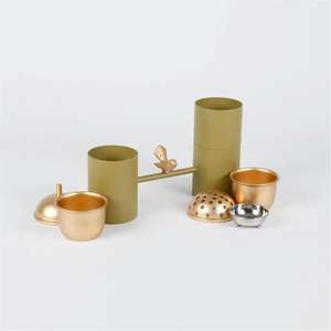 Quemador de incienso especial Bakhoor Ramadan de incienso árabe de aspecto lujoso y soporte para Oriente Medio hogar sala de estar fragancias aromáticas - Product Image 5